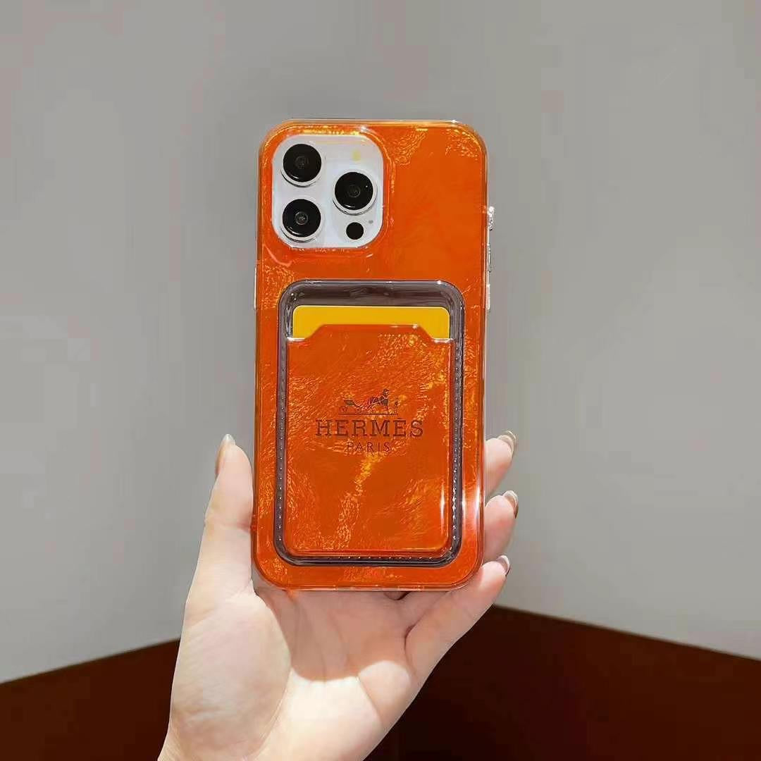 Lustige orange Handyhülle für iPhone
