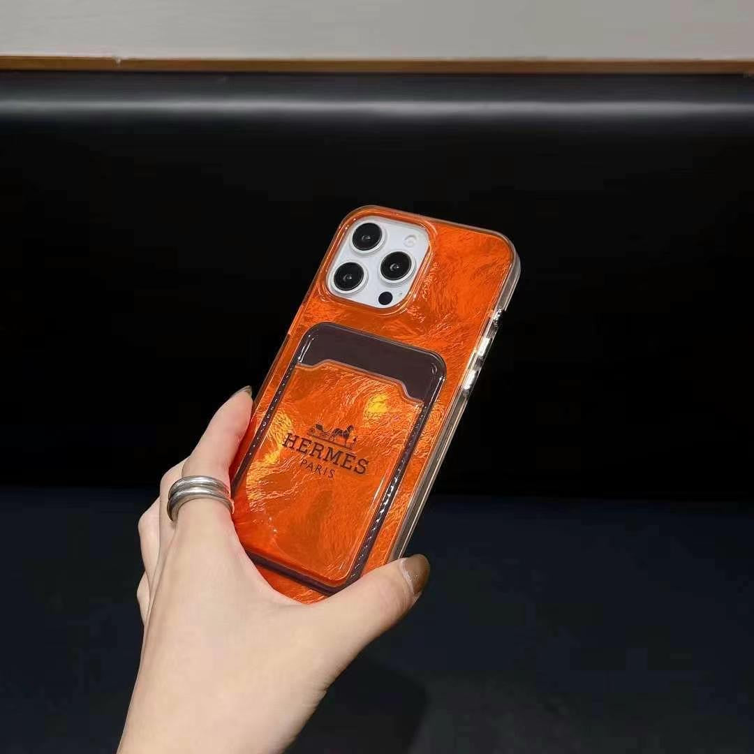 Lustige orange Handyhülle für iPhone