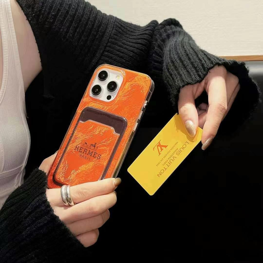 Lustige orange Handyhülle für iPhone