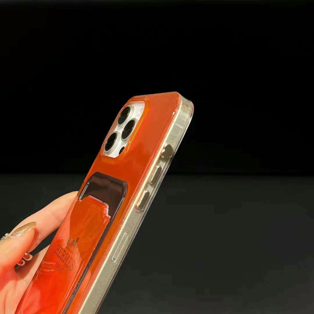 Lustige orange Handyhülle für iPhone