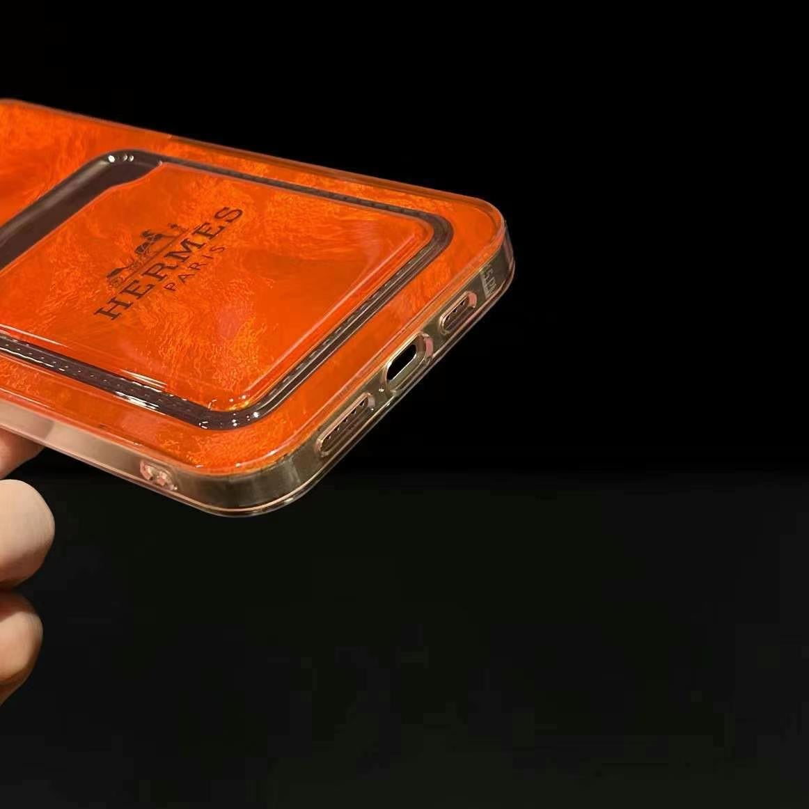 Lustige orange Handyhülle für iPhone