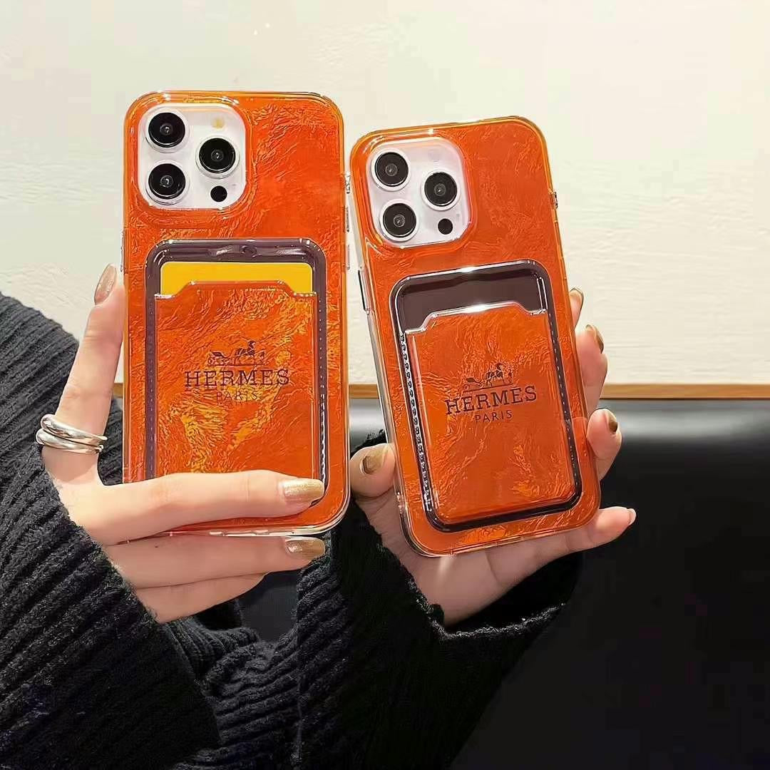 Lustige orange Handyhülle für iPhone