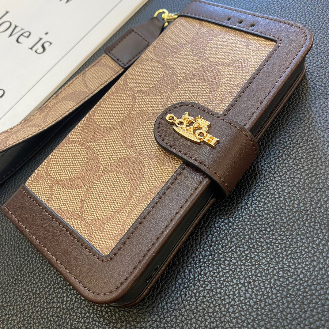 Neue Flip-Leder-Galaxy-Hülle für Samsung