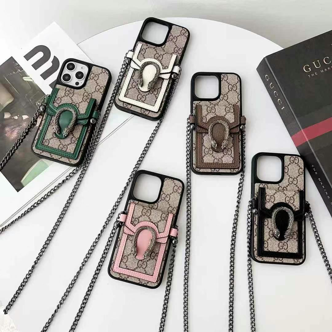 Bunte Handyhülle mit Kartenhalter für das iPhone