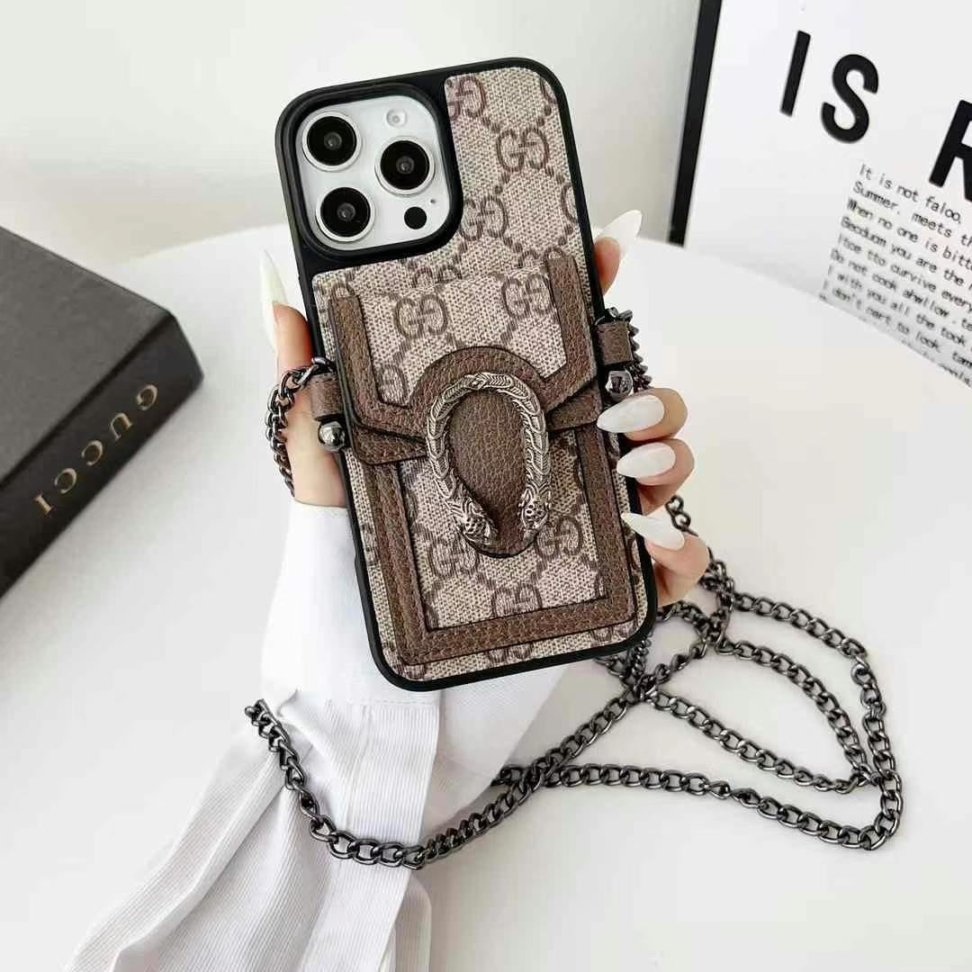 Bunte Handyhülle mit Kartenhalter für das iPhone