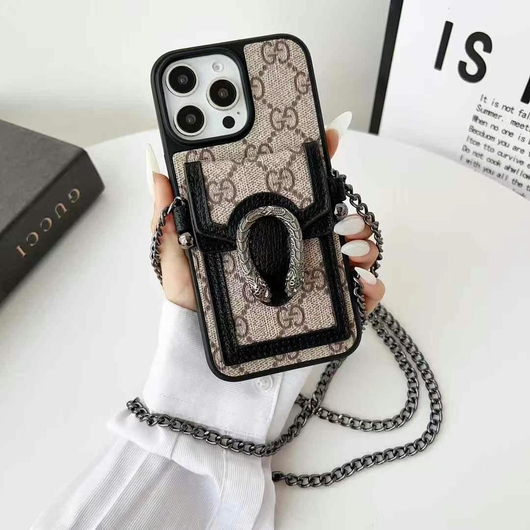 Bunte Handyhülle mit Kartenhalter für das iPhone