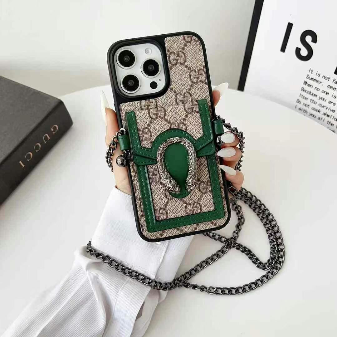 Bunte Handyhülle mit Kartenhalter für das iPhone