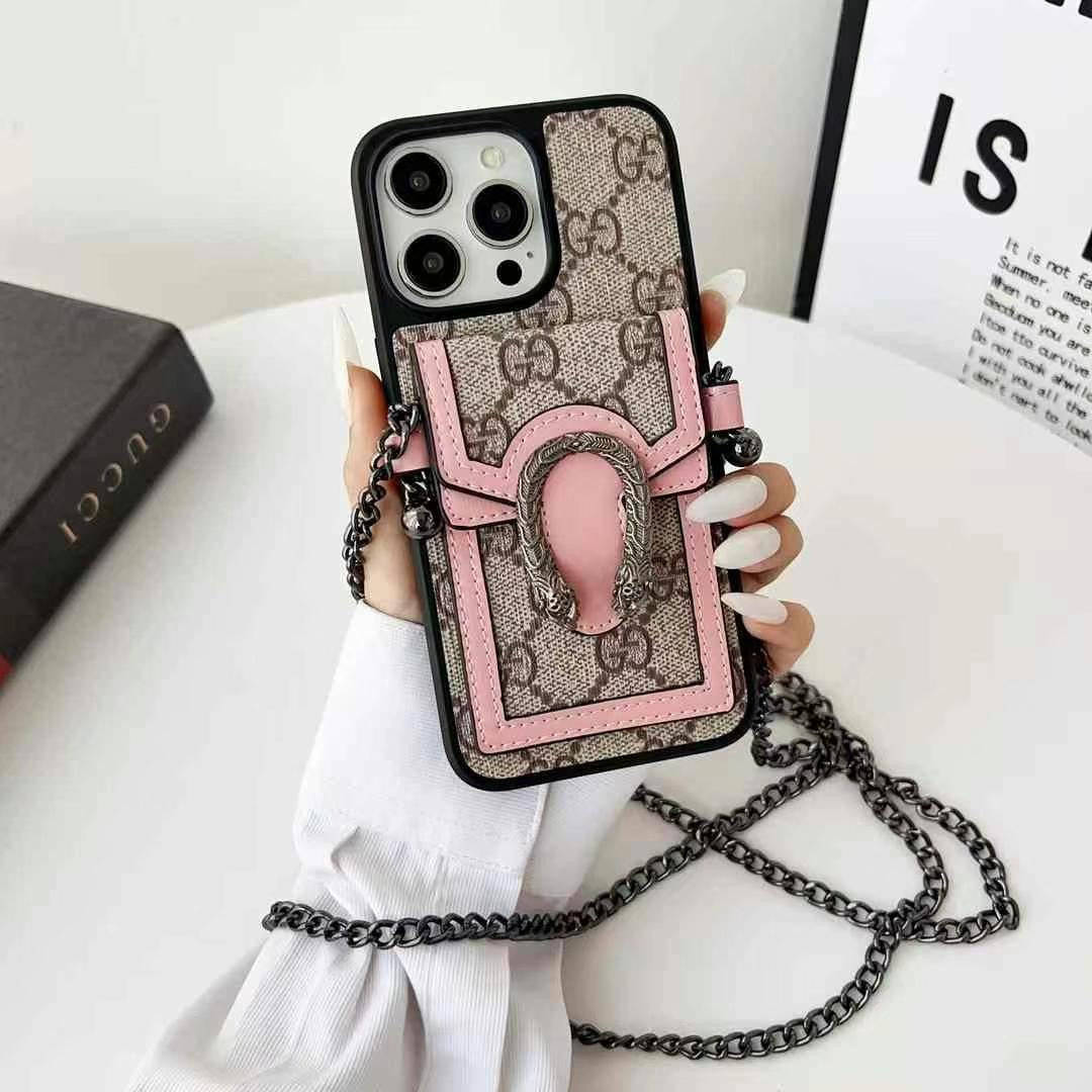 Bunte Handyhülle mit Kartenhalter für das iPhone