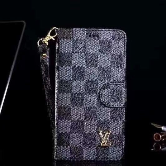 Custodia in pelle nera per iPhone