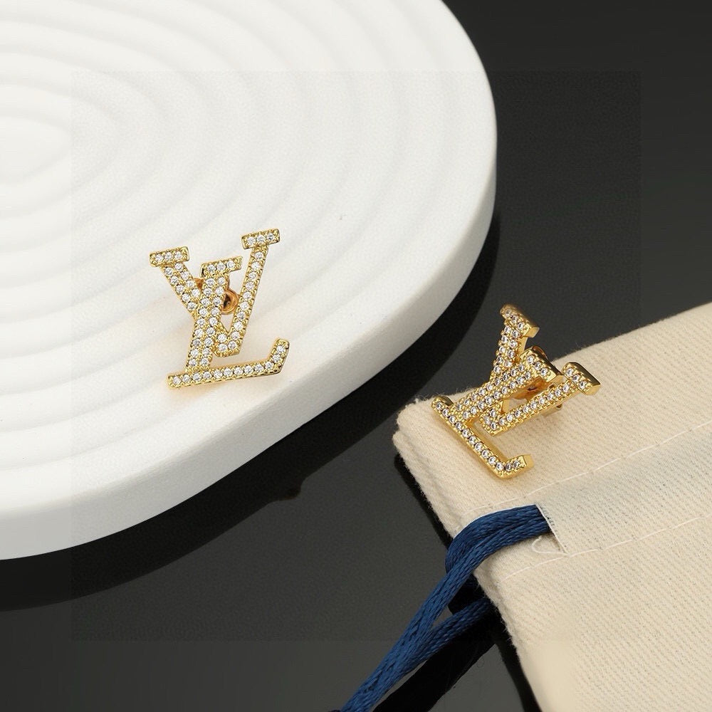 Asymmetrical Rhinestone Earrings