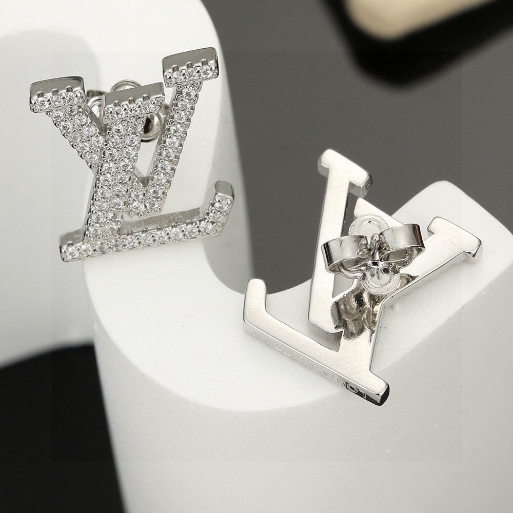 Asymmetrical Rhinestone Earrings