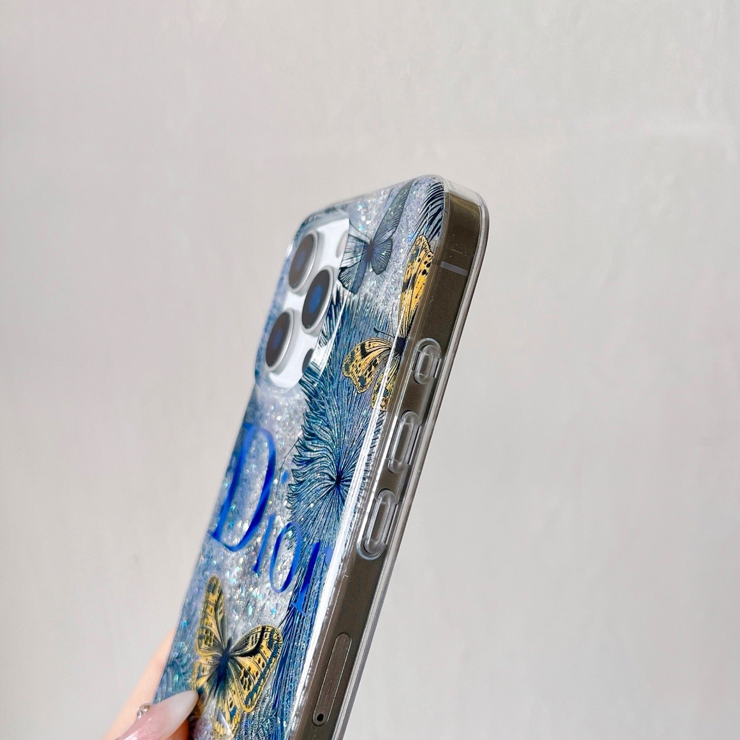 Blue Butterfly Phone Case For iPhone