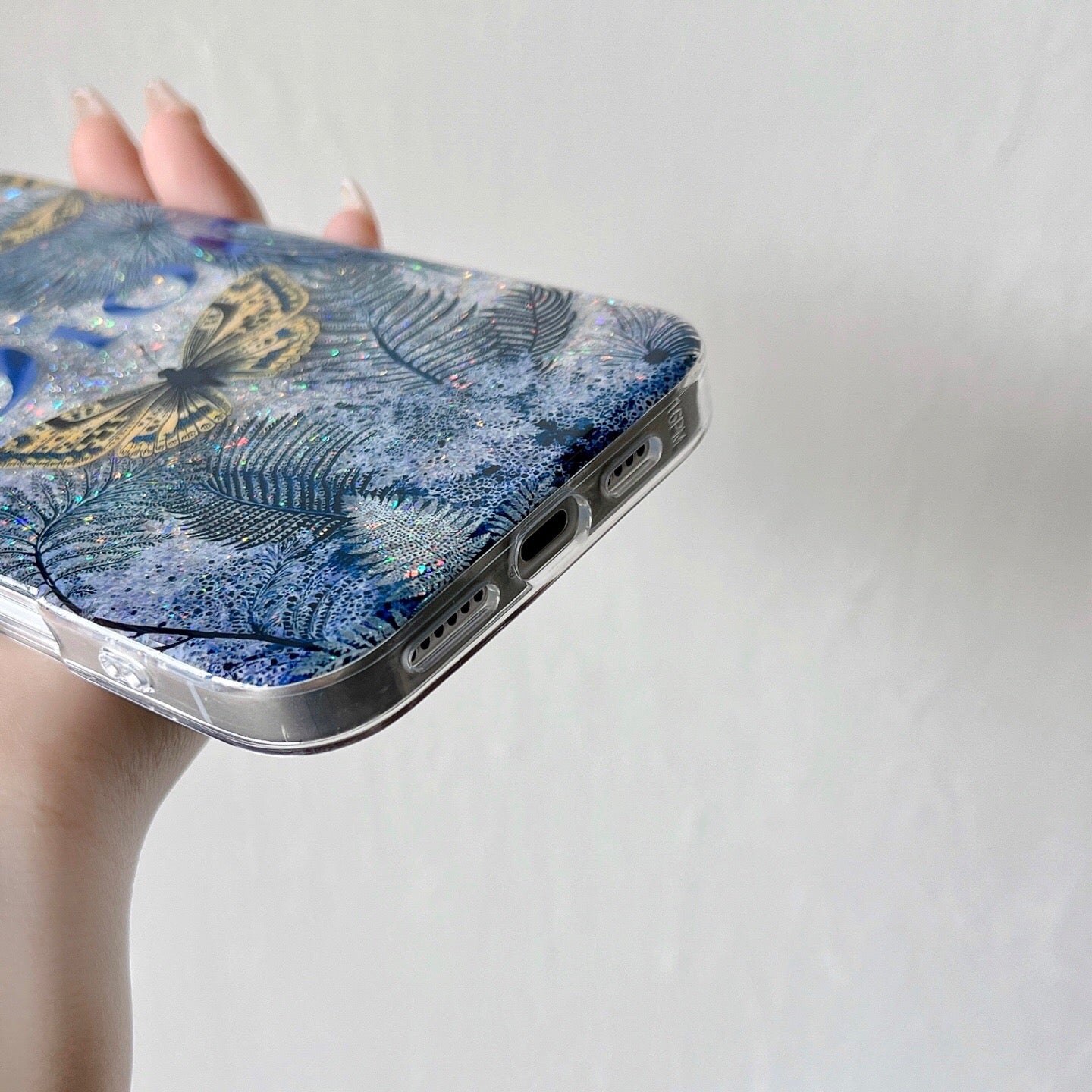 Blue Butterfly Phone Case For iPhone
