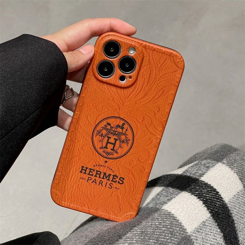Orange Full Phone Case For iPhone