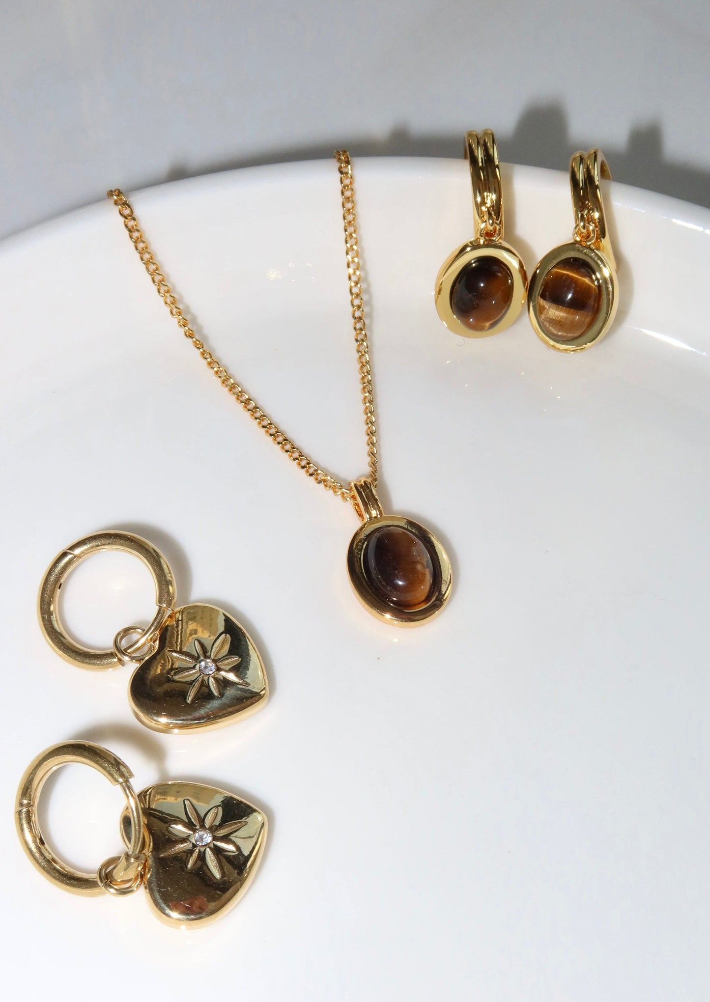 Anika Tigerauge Halskette