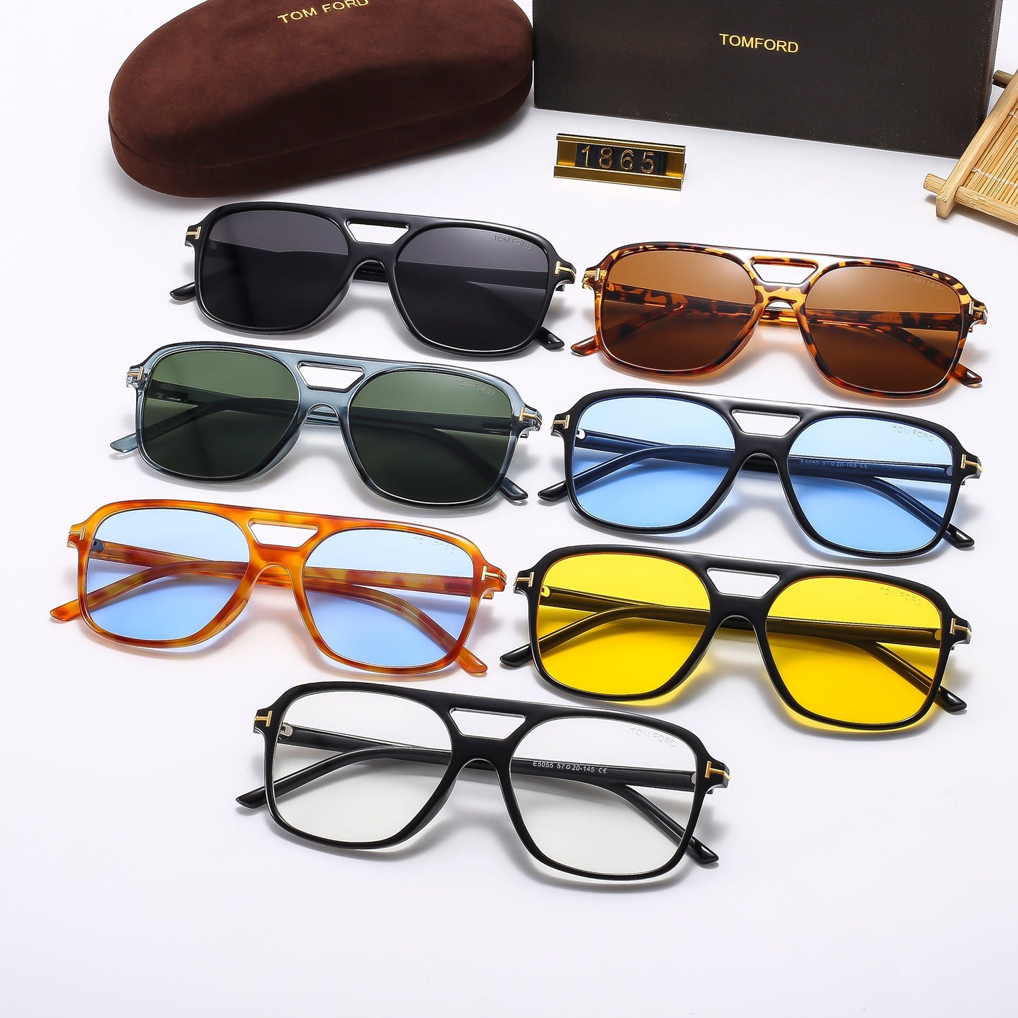 Nuovi occhiali da sole alla moda con montatura grande