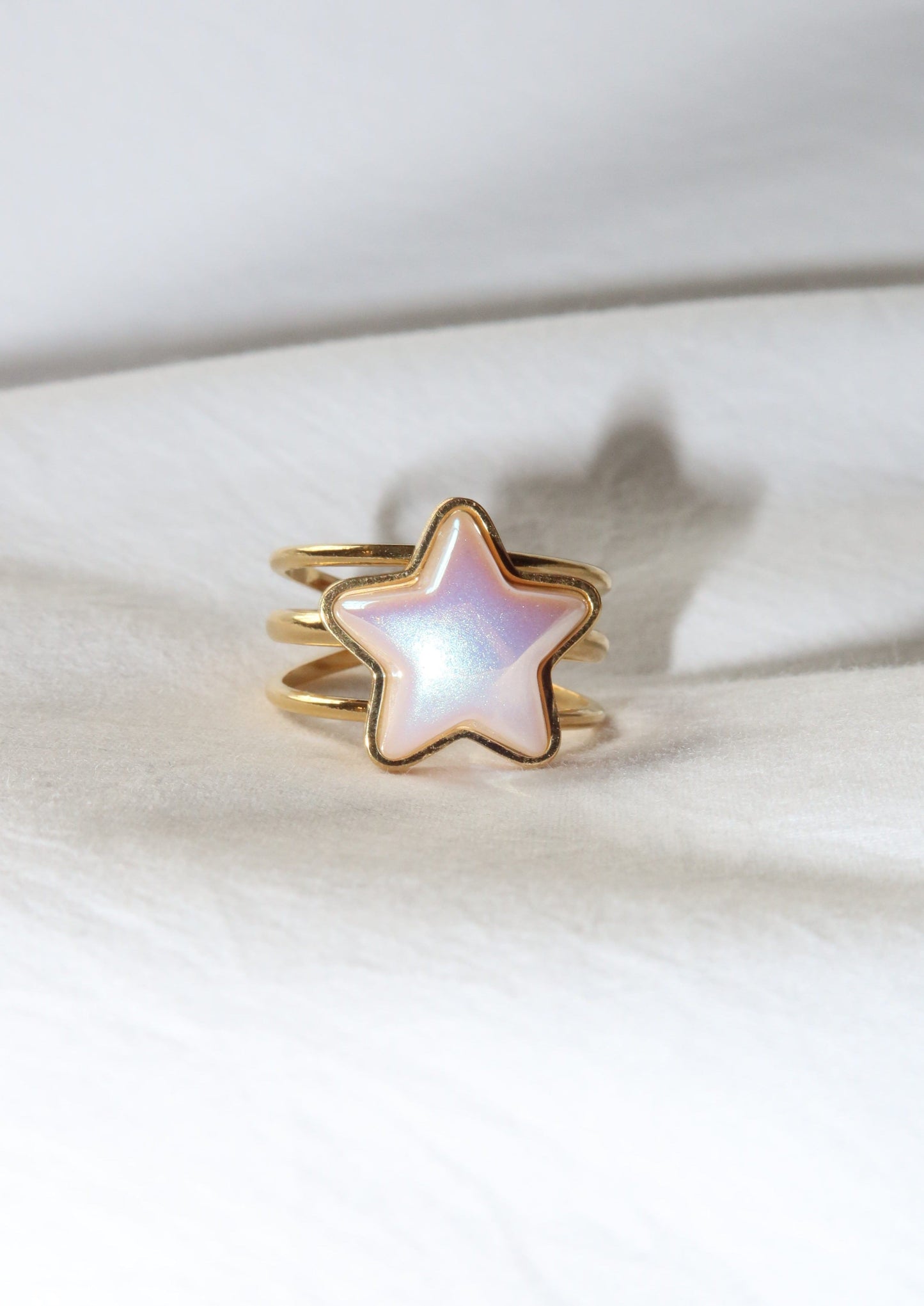 Mermaid Star Golden Ring