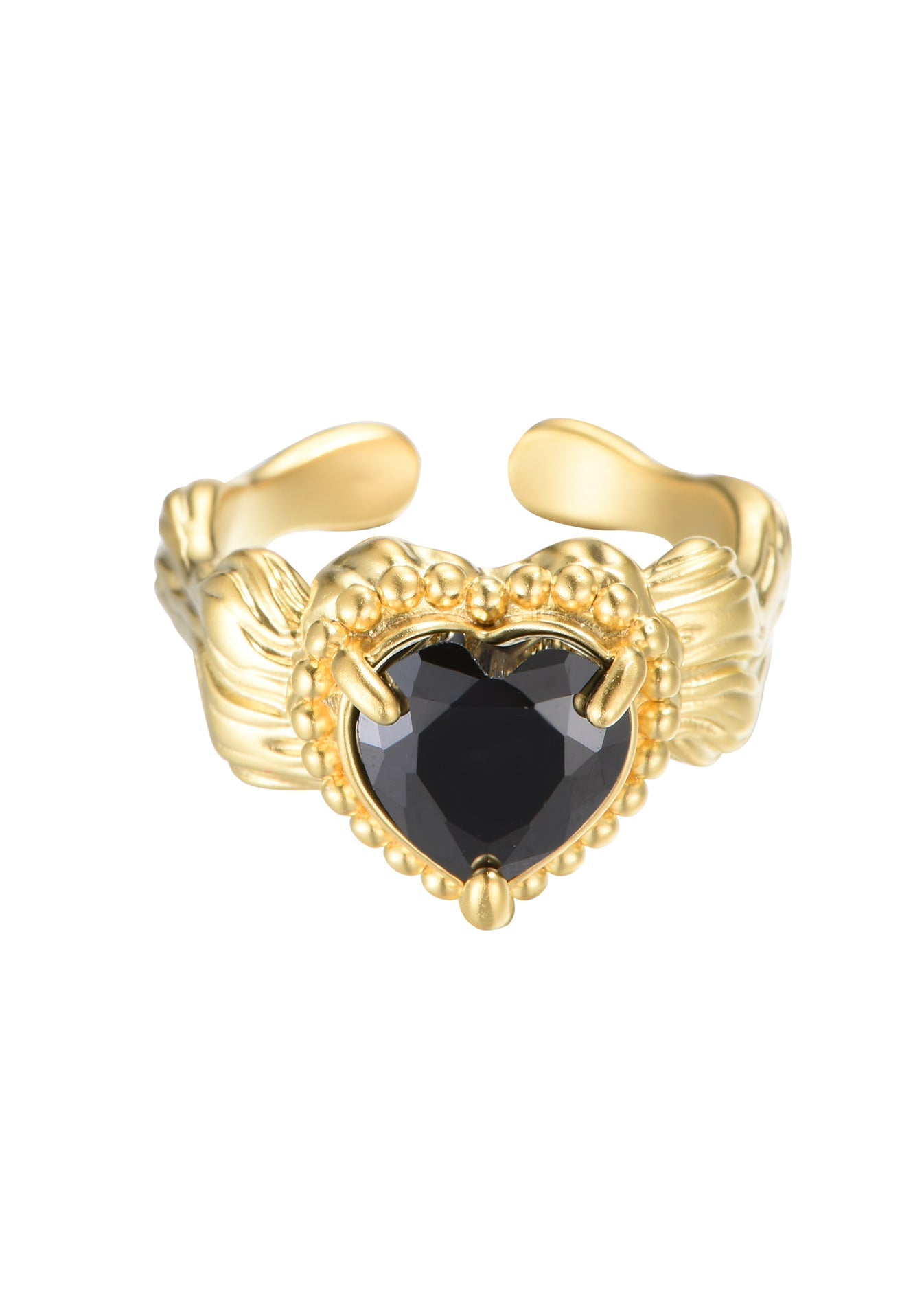Anello Dan Black Heart