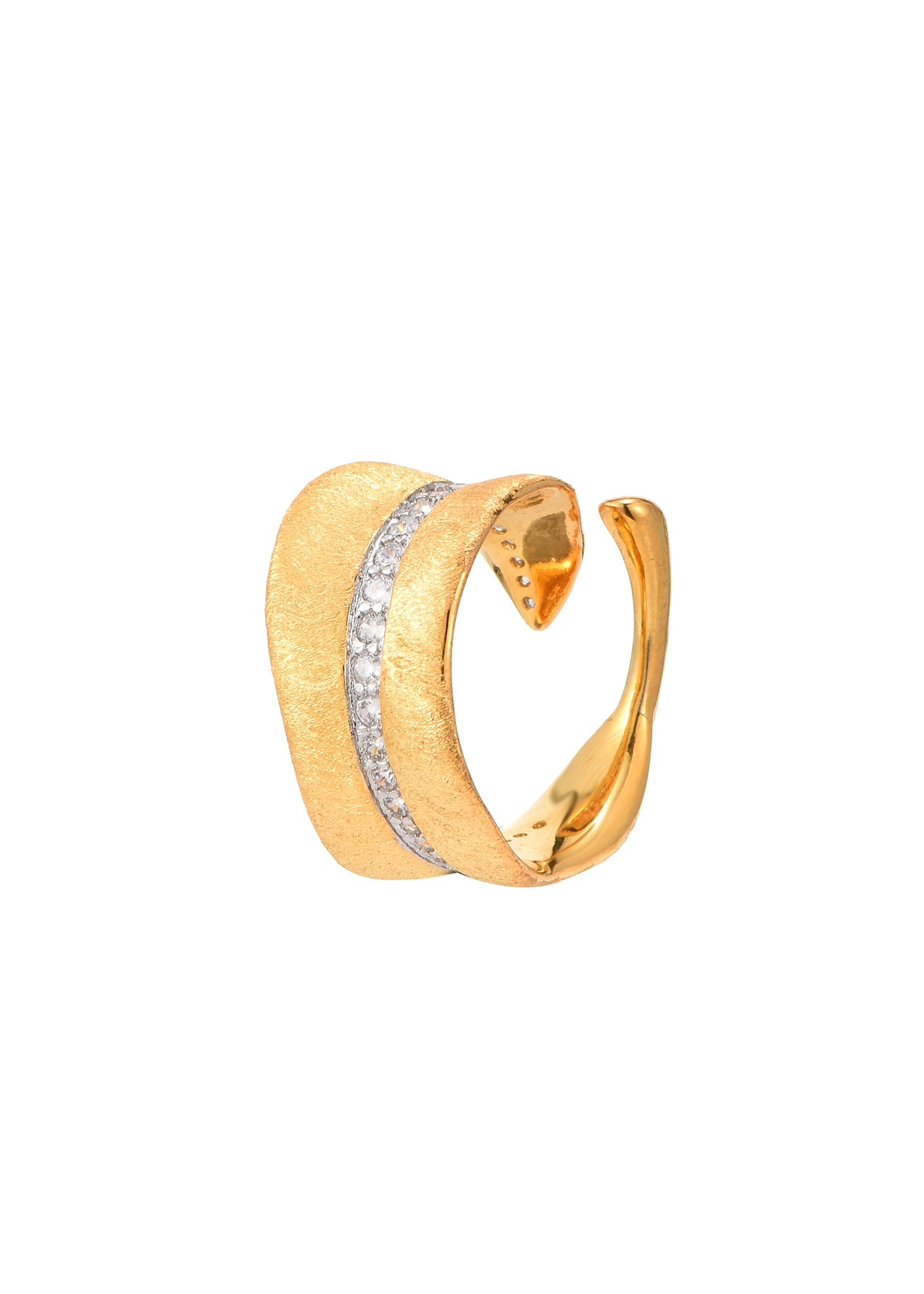 Verstellbarer goldener Ring Colette