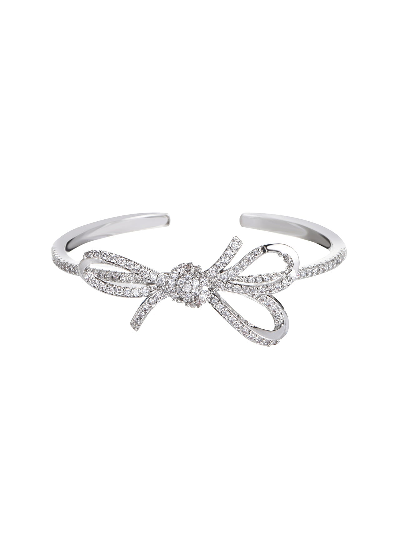 Bracciale con fiocco scintillante