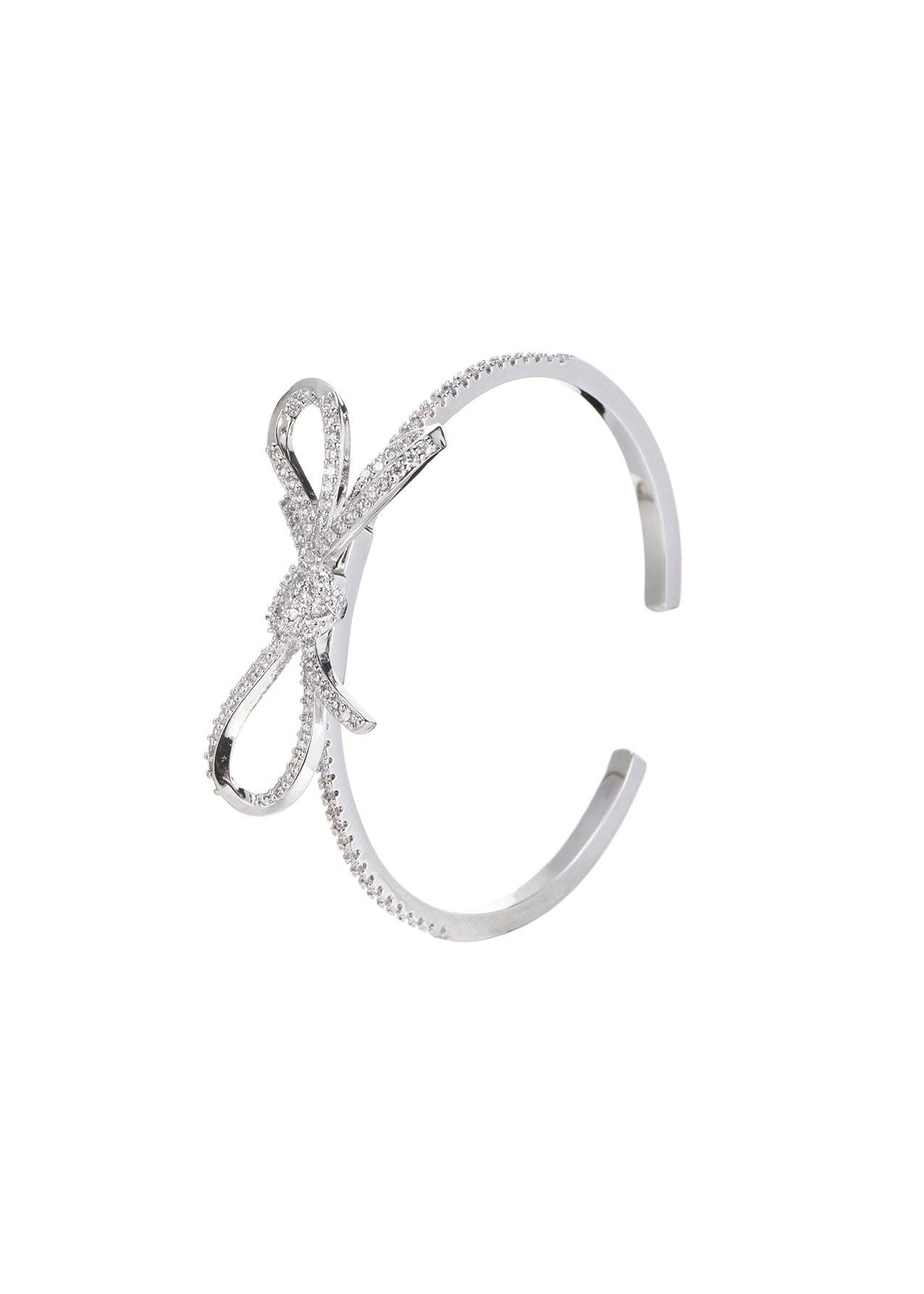 Bracciale con fiocco scintillante