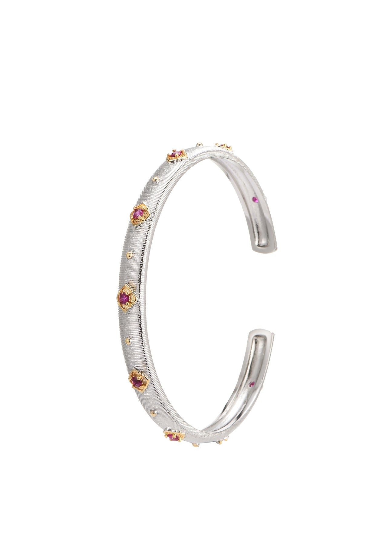 Colette Rotes Silberarmband