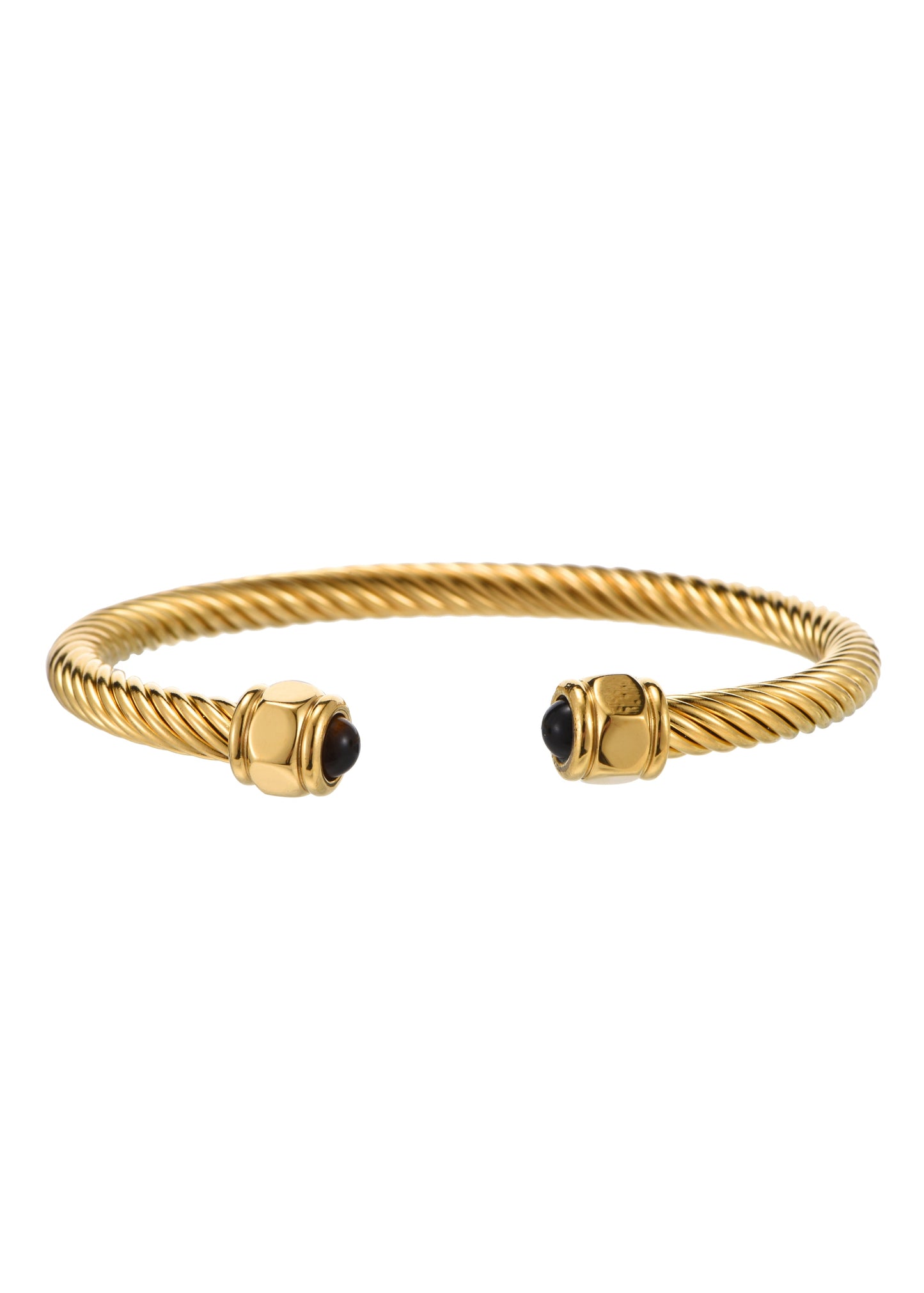 Bracciale in pietra marrone Clara
