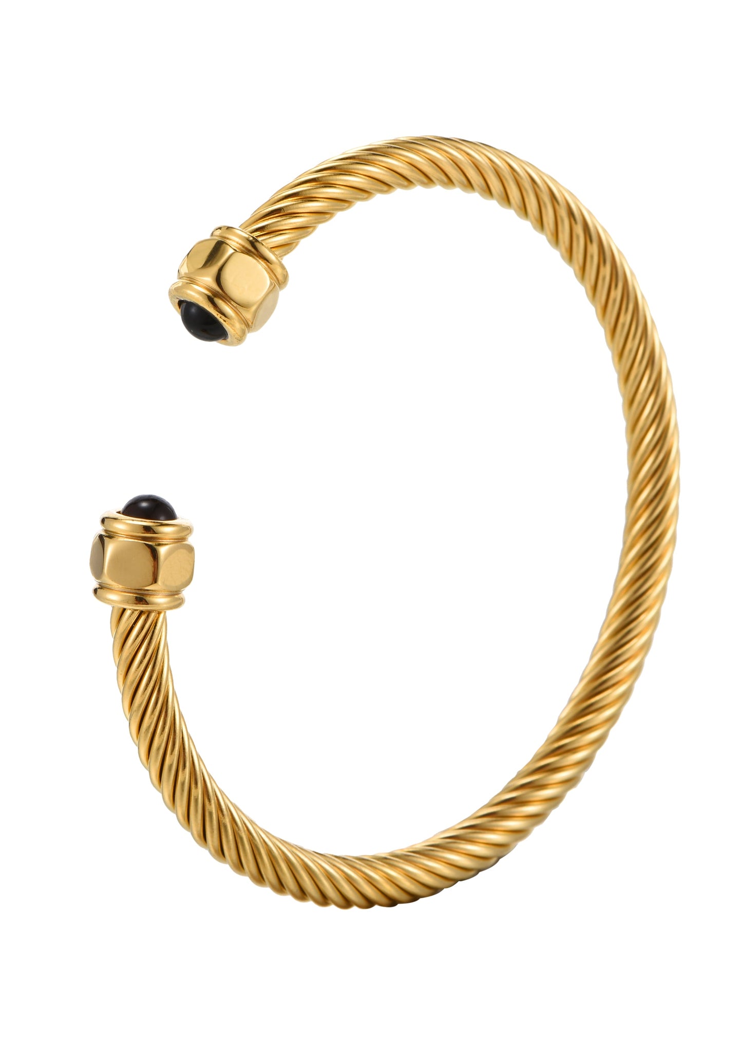 Bracciale in pietra marrone Clara