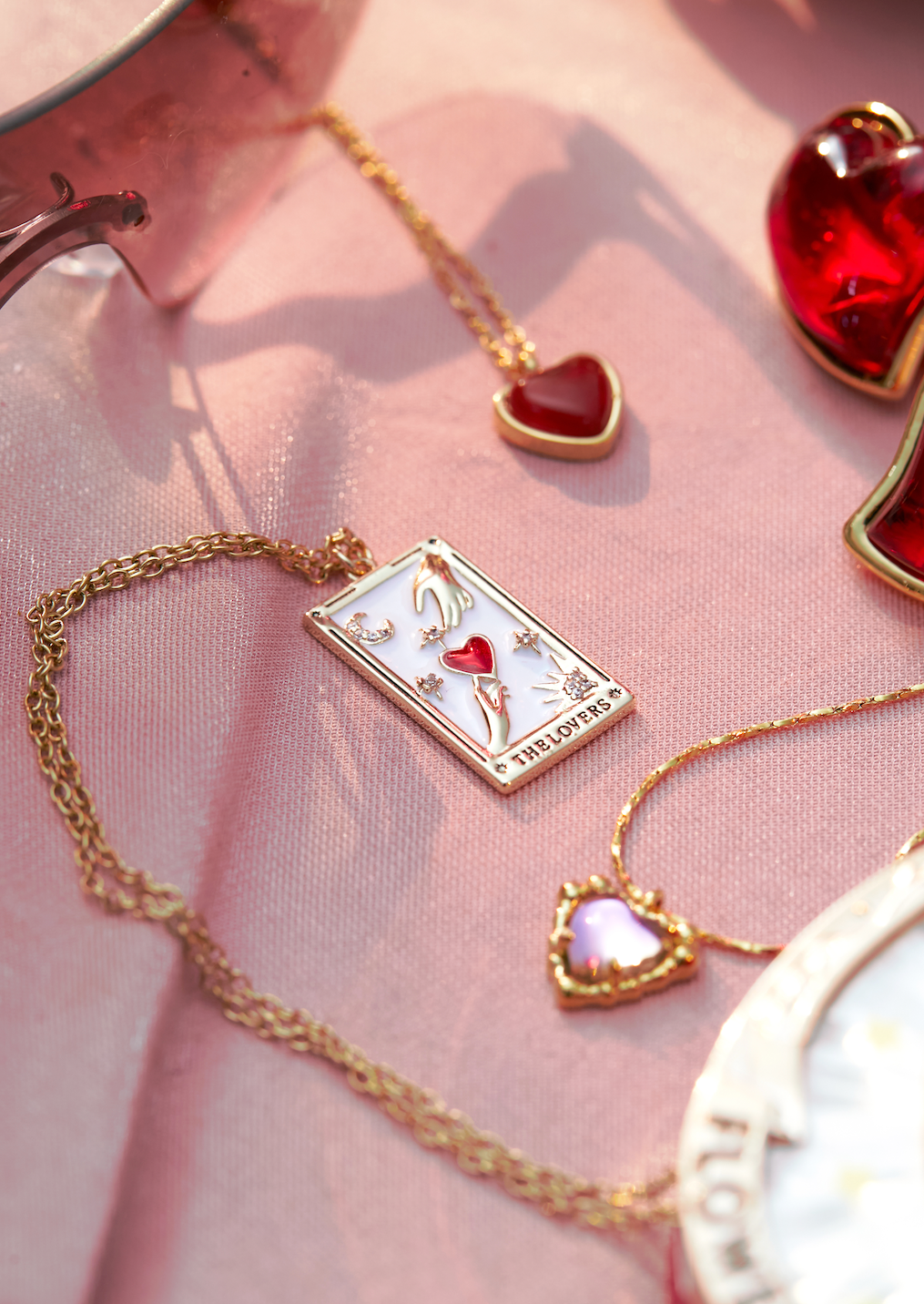 Emily Carnelian Heart Necklace