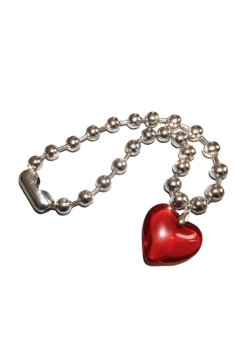 Collana con cuore rosso passione di Dora Summer