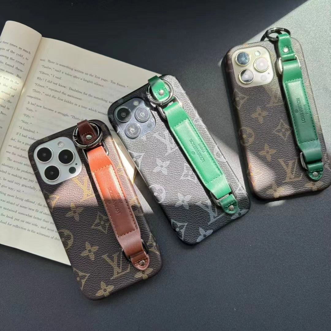 Custodia per telefono marrone alla moda per iPhone