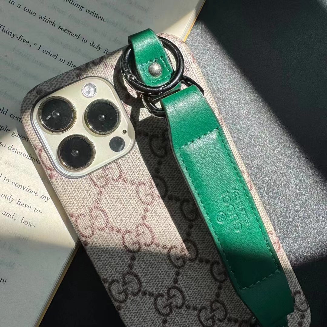 Custodia per telefono marrone alla moda per iPhone
