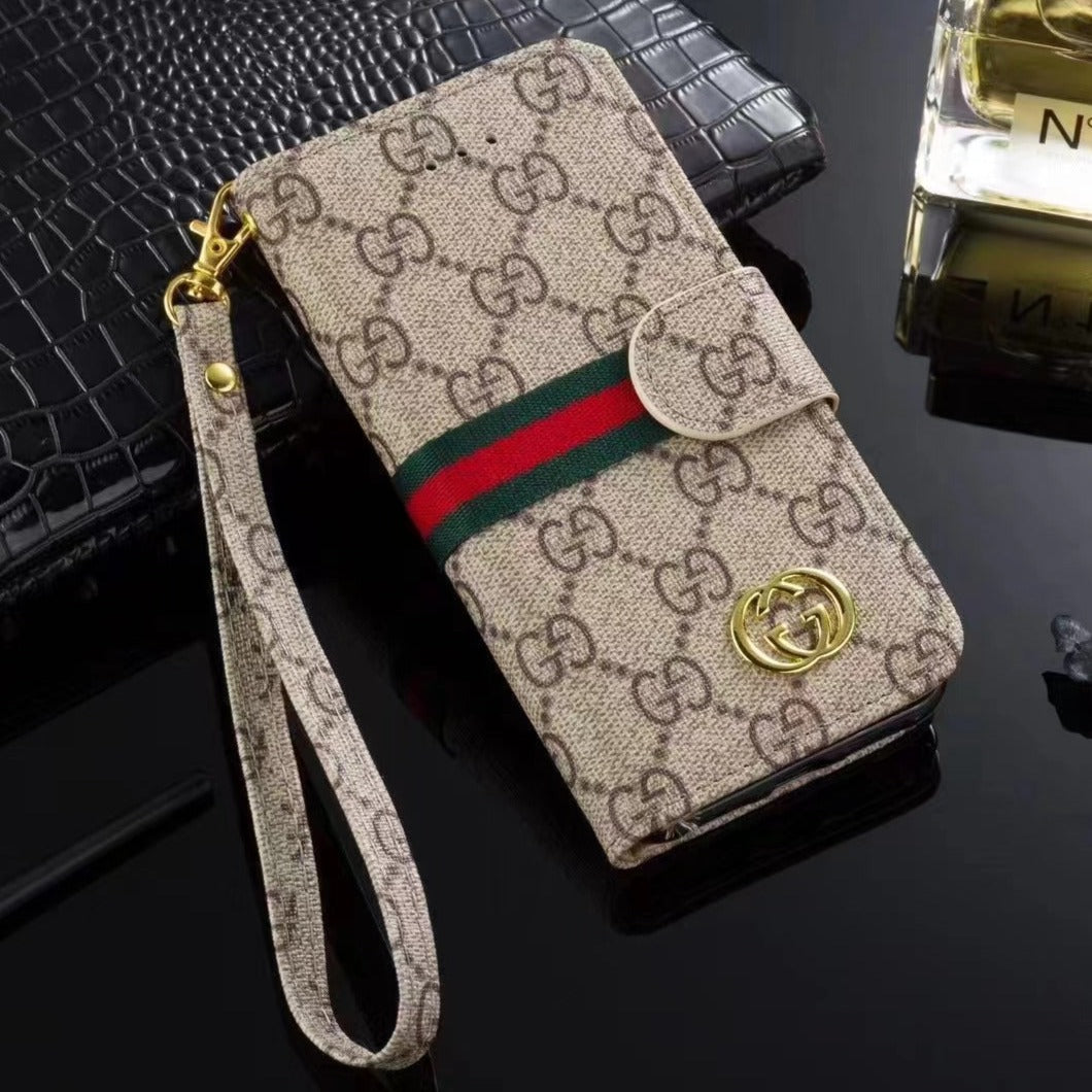 Trendy Leather Wallet Style Phone Case