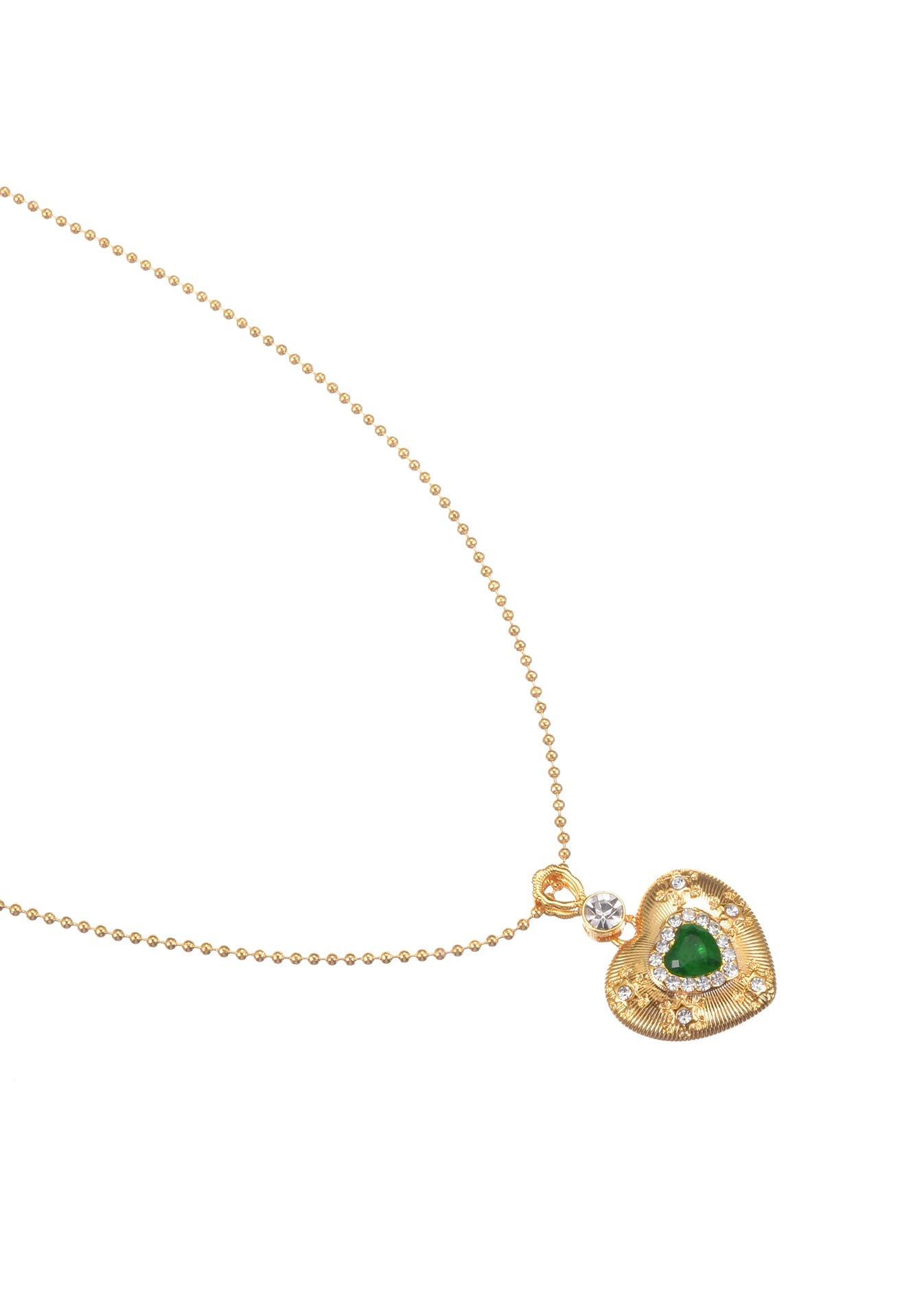 Gabrielle Green Love Edelstein-Halskette