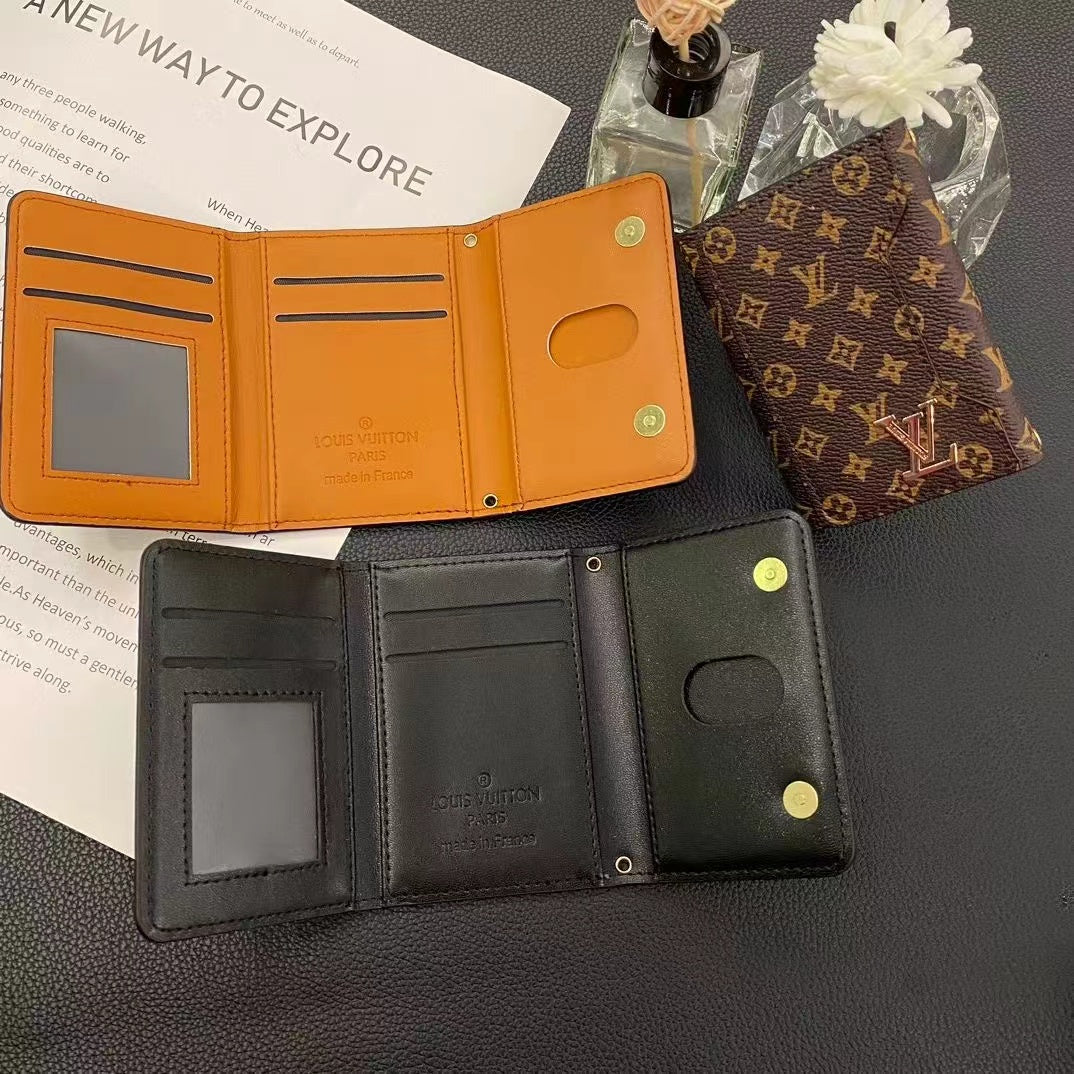 Portafoglio classico pieghevole alla moda