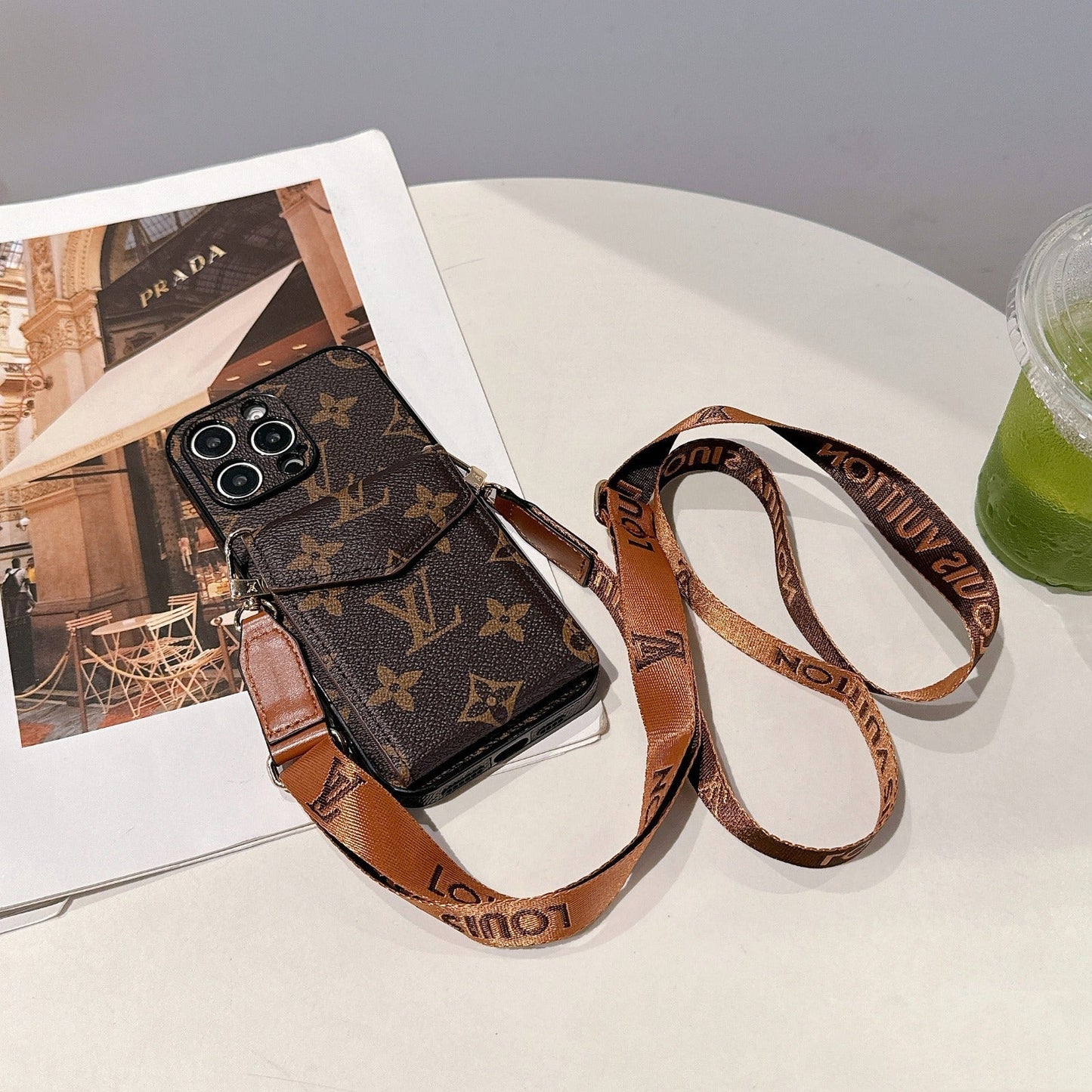 All-Inclusive Crossbody Card Holder Case For iPhone
