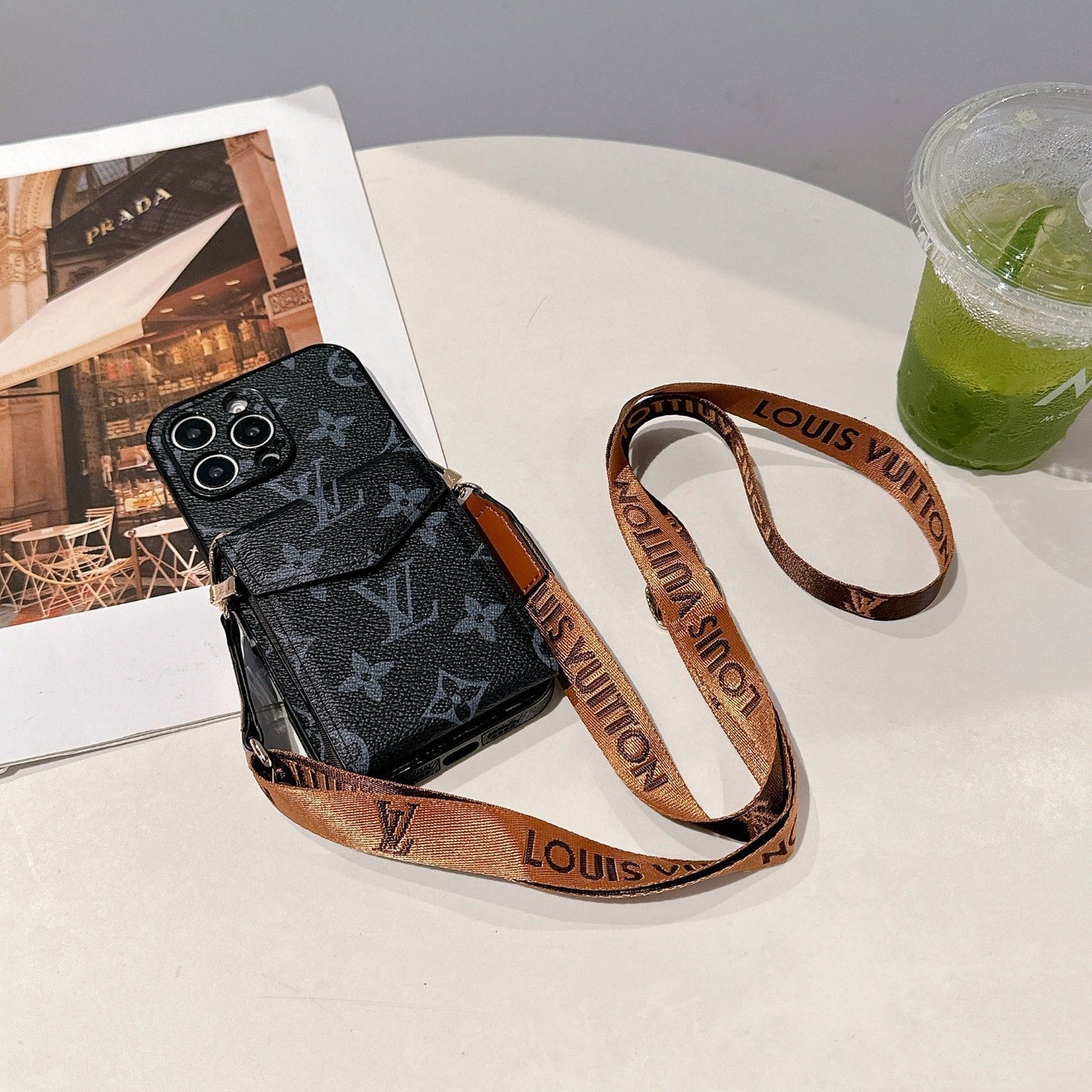 All-Inclusive Crossbody Card Holder Case For iPhone