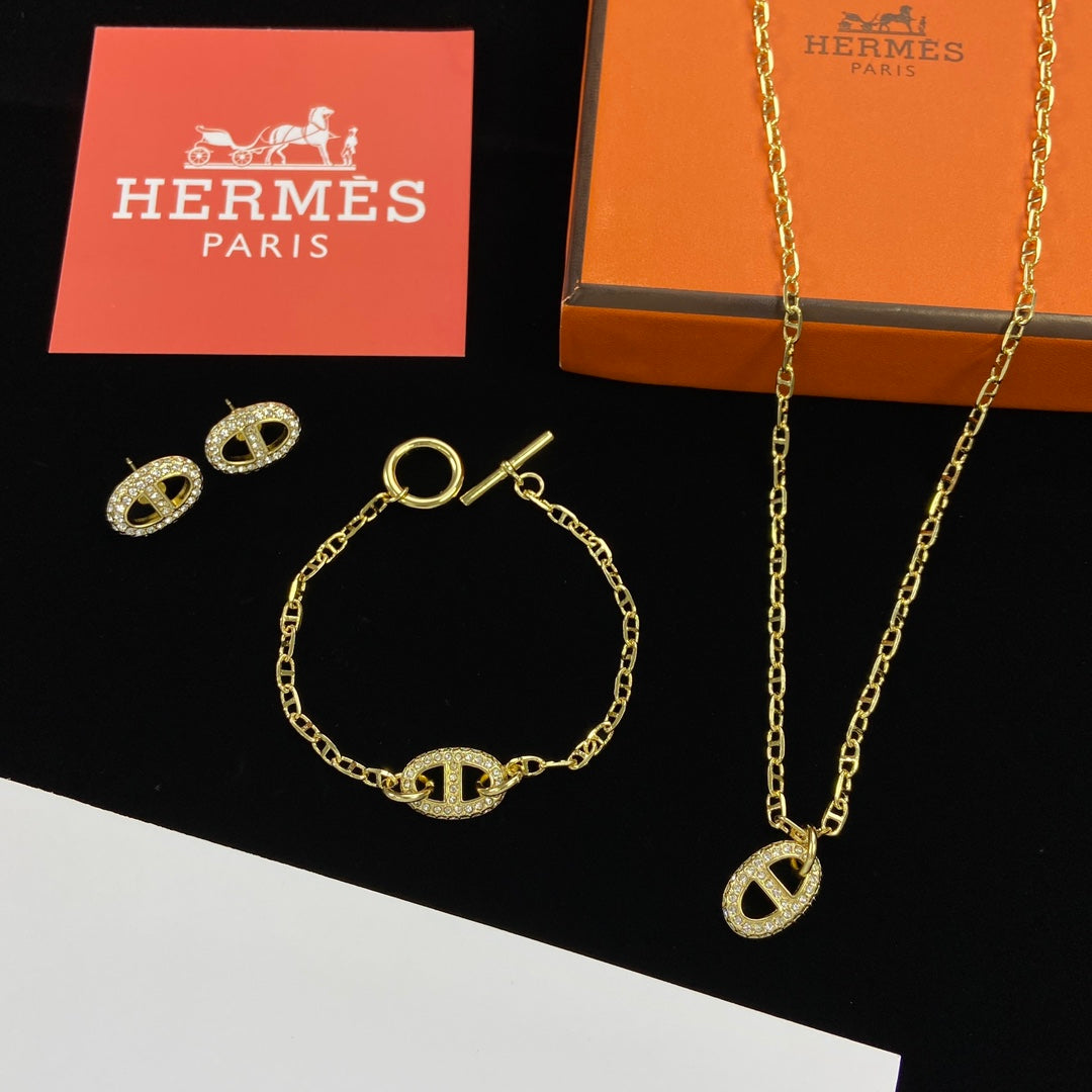 Classic farandole Gold Jewelry Set