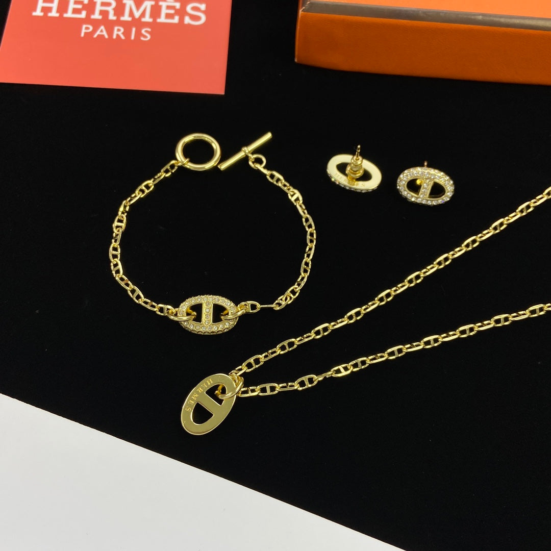 Classic farandole Gold Jewelry Set