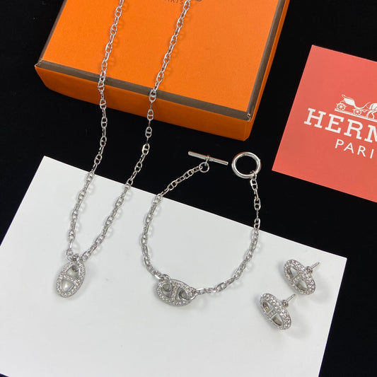 Classic Farandole Silver Jewelry Set
