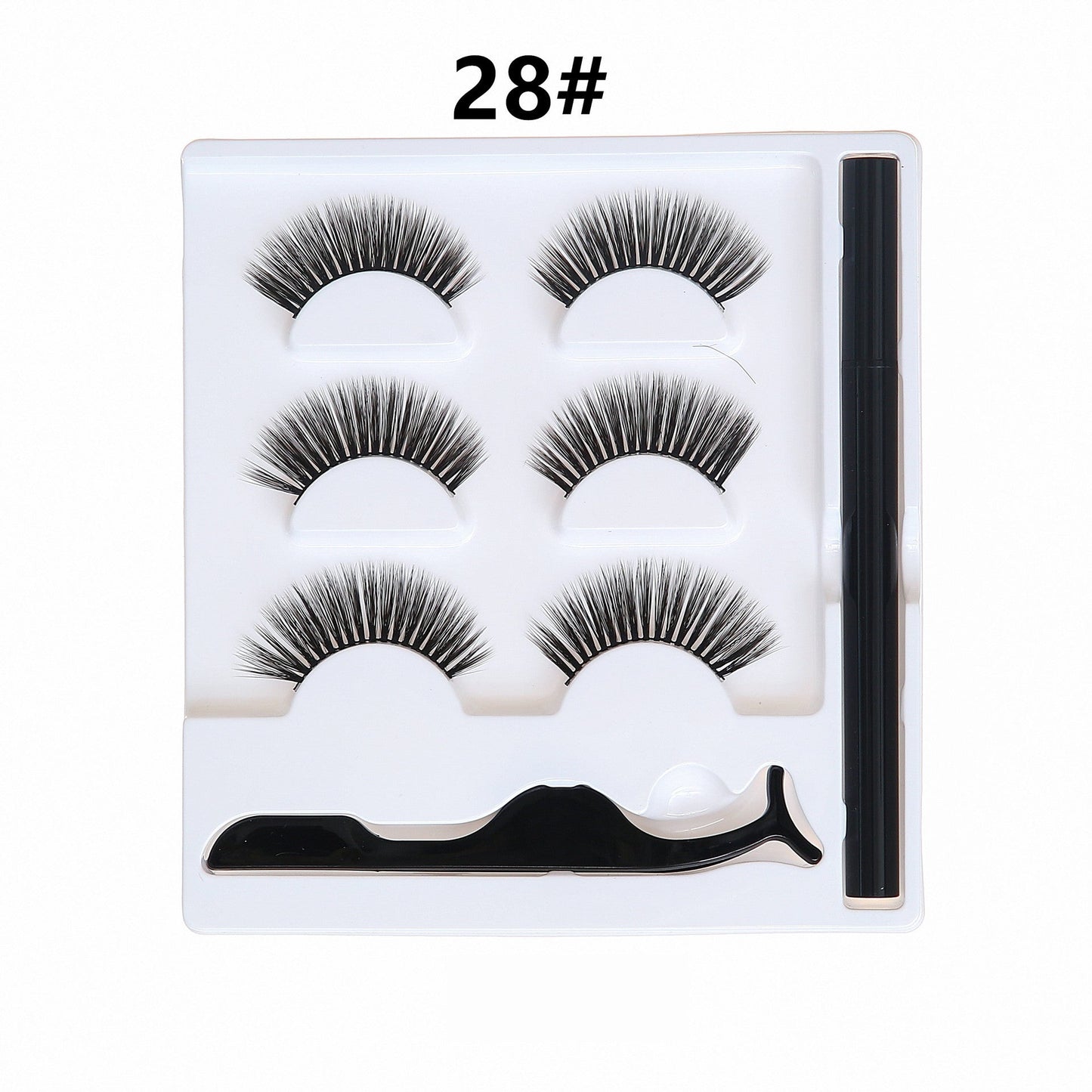 Selbstklebendes Eyeliner Wimpern Set