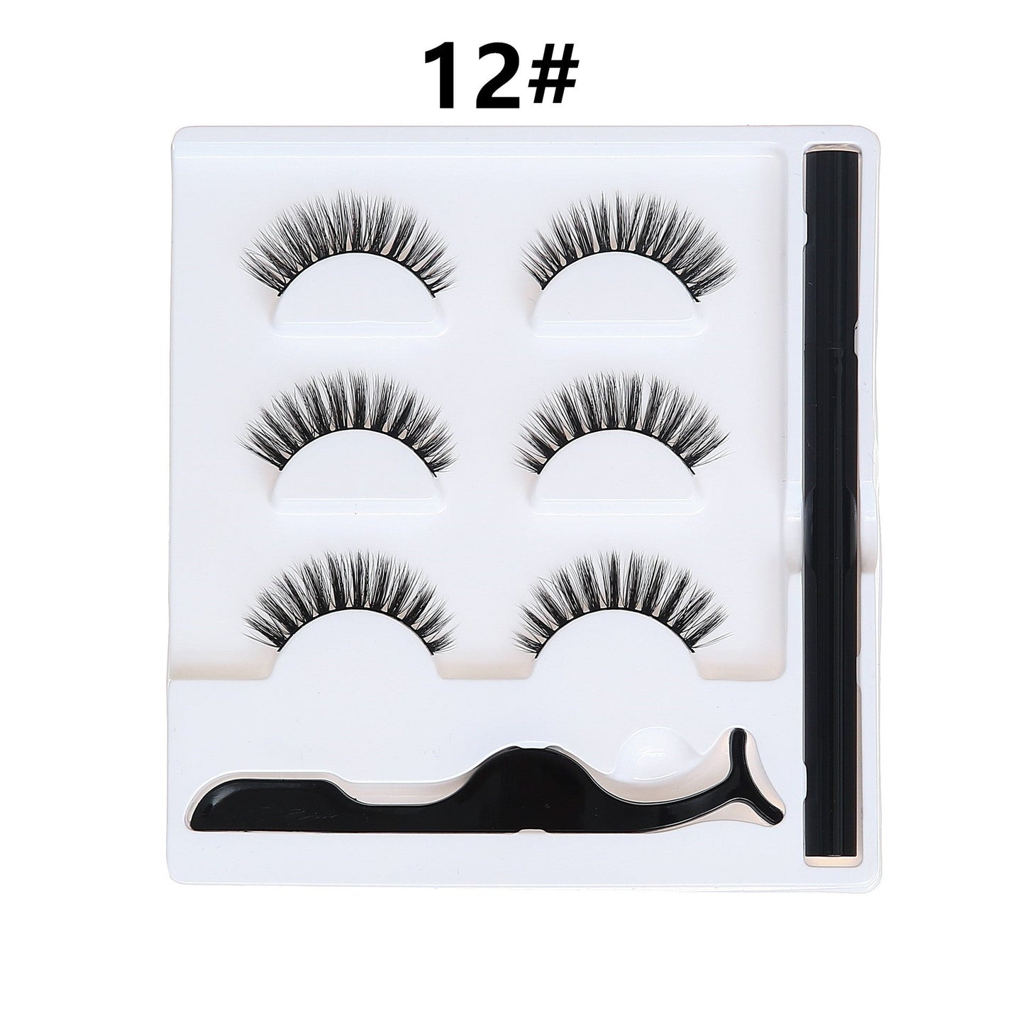 Selbstklebendes Eyeliner Wimpern Set