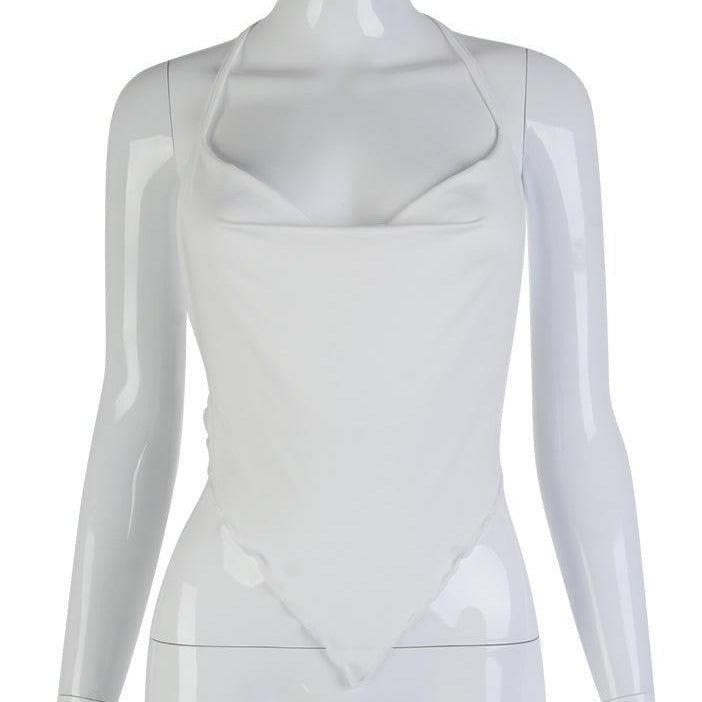 Top con scollo a cappuccio e schiena scoperta Halibuy - Saldi finali
