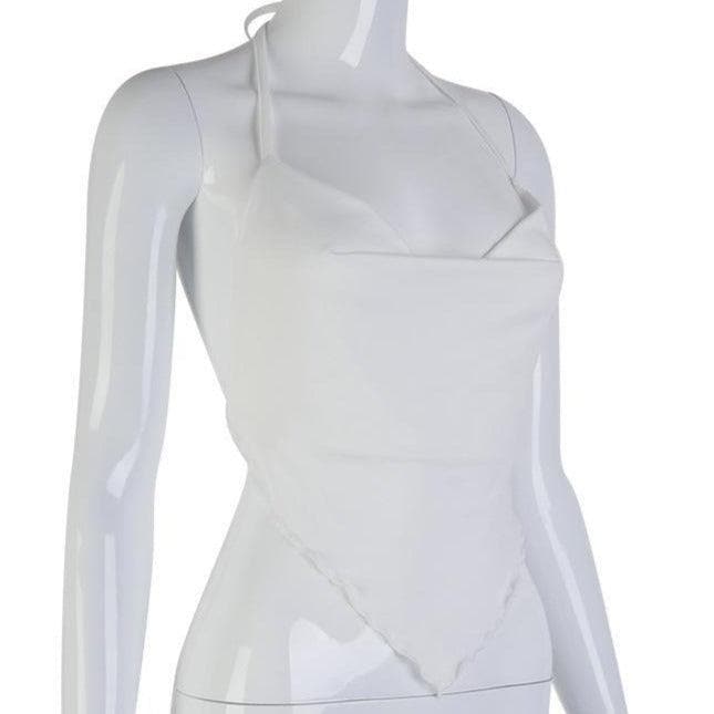 Top con scollo a cappuccio e schiena scoperta Halibuy - Saldi finali