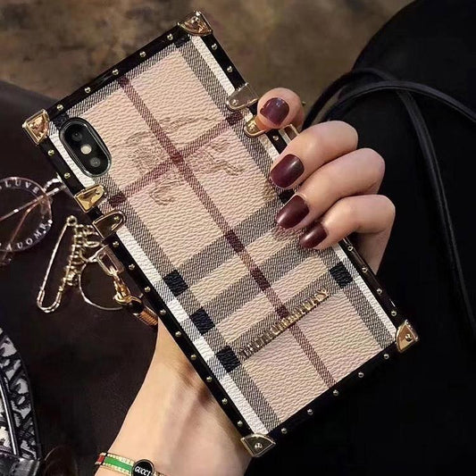 Quadratische Gitter-Galaxy-Hülle für Samsung