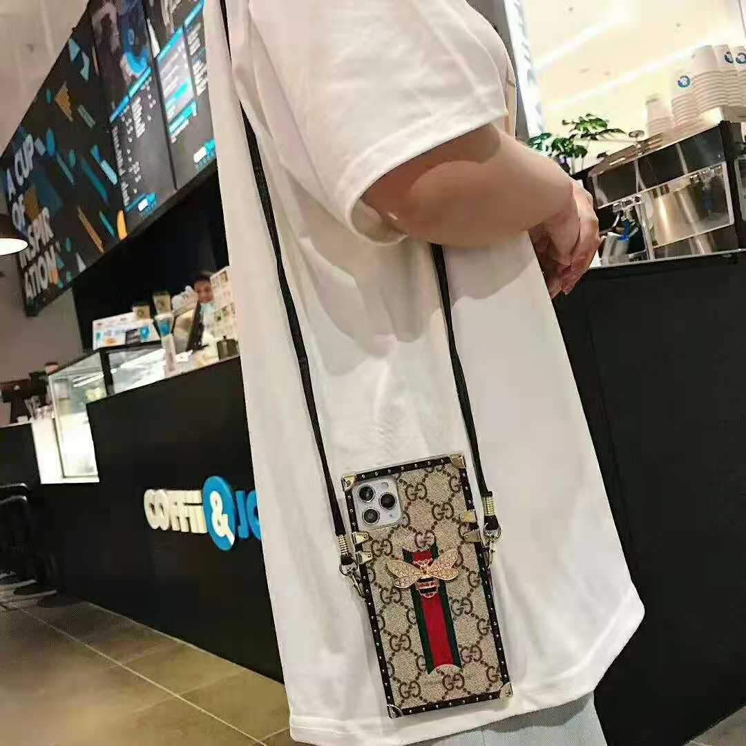 Custodia quadrata in cristallo per Samsung Galaxy