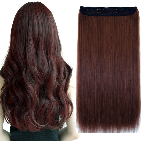 Natural Straight Halo Hair Extensions