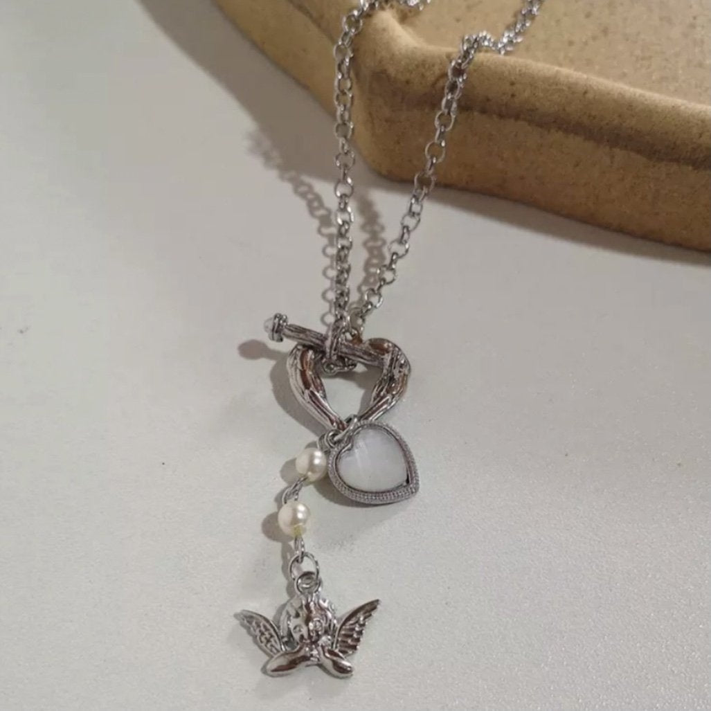 „Fairy Y2K“ Halskette mit 3 Anhängern