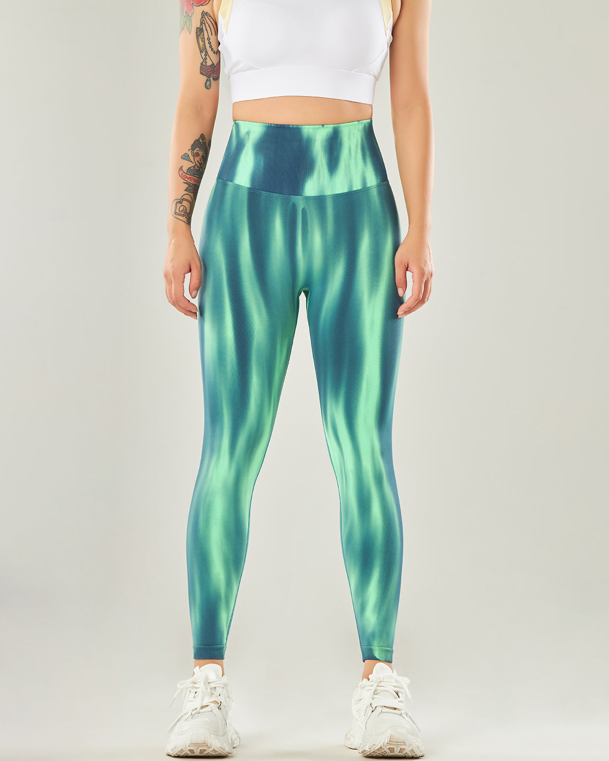 Hannah Seamless Leggings - Green