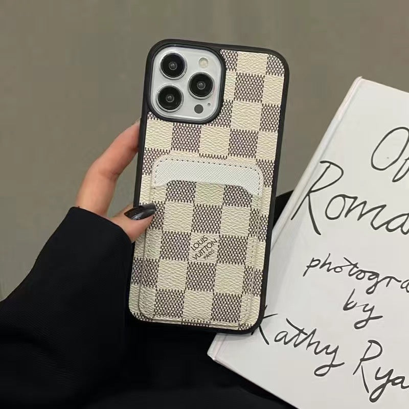 Custodia per telefono con carta di credito alla moda per iPhone